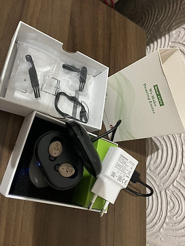 eşitmə: Məhsul: Simsiz qulaq içi eşitmə cihazı dəsti Xüsusiyyətlər: - — 1