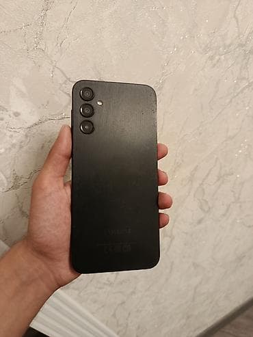 Samsung Galaxy A14, 128 ГБ, цвет - Черный, Сенсорный, Две SIM карты — 1