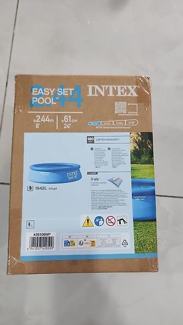 intex: 🌊 INTEX Easy Set Hovuz 🏖️ ✔️ 244x61 sm ölçü ✔️ Asan quraşdırılma ✔️ — 1