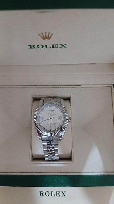 bil: Rolex kişi qol saatı – klassik gümüş tonlarda - Model xətti: Rolex — 2