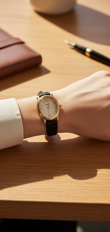 richard mille saat qiymeti: Yeni, Qol saatı, Chopard, rəng - Qızılı — 2