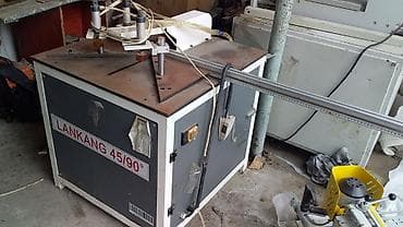 kosa və keçəl şəkilləri: PVC/alüminium pəncərə-qapı istehsalı üçün künc frezə və aksesuar kəsim — 5