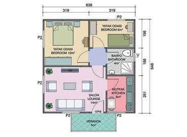 аренда и продажа недвижимости: Hövsan qəs. 3 otaqlı, 75 kv. m, Kredit yoxdur, Orta təmir — 2