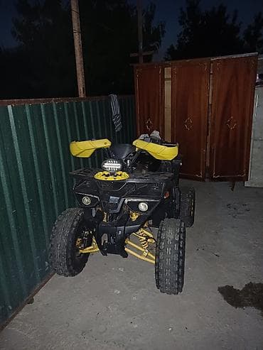 prius tekeri: ATV/Quad motosiklet - Rəng: qara-sarı - Korpus: geniş ön bamper — 1