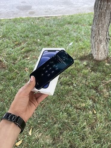 world telecom iphone x: IPhone 12, 128 GB, Qara, Zəmanət, Face ID, Sənədlərlə — 4