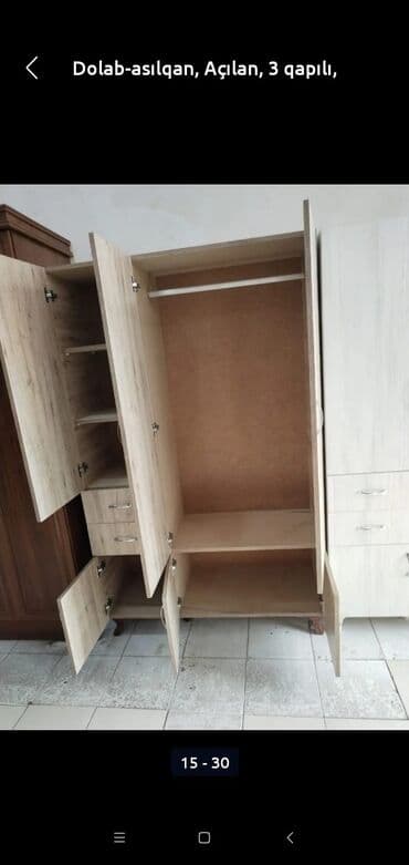 cakkuzi qiymetleri: Yeni, 3 qapılı Düz dolab, Dolab-asılqan, Türkiyə — 2