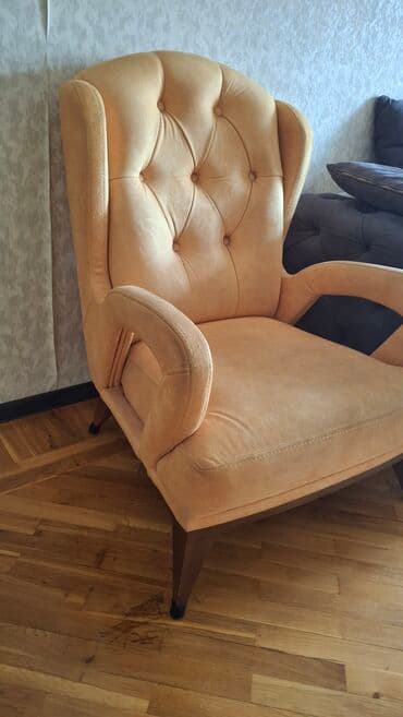 стул в стиле прованс: Kreslo, Vеlur parça, Kredit yoxdur, Çatdırılma yoxdur — 3