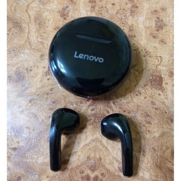 airdots 3: Yeni Simsiz (Bluetooth) Qulaqcıqlar, Lenovo, rəng - Qara — 4