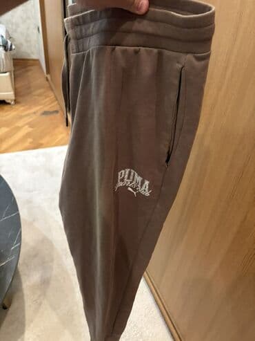 idman paltarlari kisi ucun: İdman Şalvar, Puma, XL, rəng - Qəhvəyi — 1