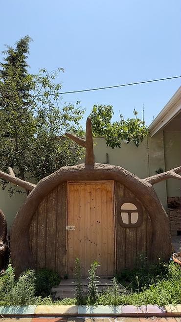 kinder oyuncaqlar: Uşaq bağçaları, həyət-baca və tematik meydançalar üçün dekorativ “ağac — 1