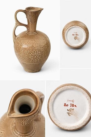 qedimi caynik: Rəng - Sarı, Keramika, 1, 2 l, SSRİ — 3