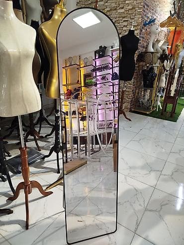 Дом и сад: Зеркало Напольное, Овал, Декоративное, С подсветкой — 3