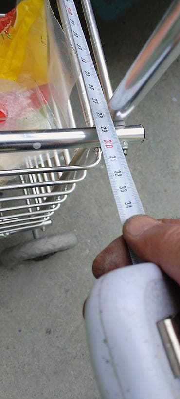 TEZE Metall alış-veriş arabası (iki təkərli) - Korpus: parlaq — 10