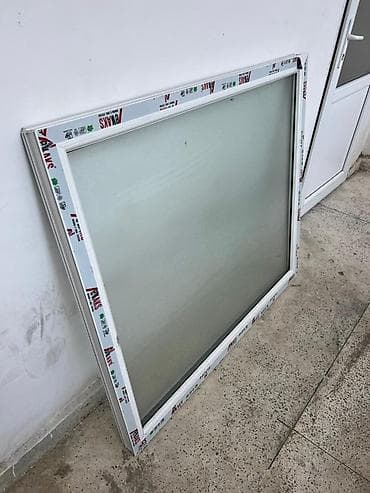 🔹 PVC Plastik Pəncərə Satılır 🔹 Ölçü: 120 sm x 70 sm 🔹 Şüşə: Təmiz