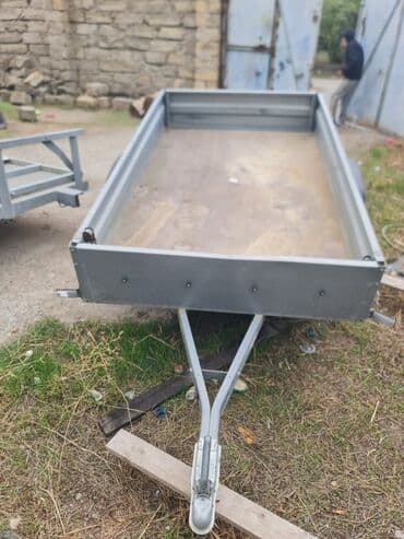 дом на колёсах: Yüngül qoşqu (treyler) Texpasportu, nömrəsi var - Material: Sinklənmiş — 2