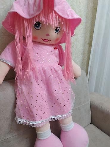 90cm Böyük ölçülü yumşaq oyuncaq kukla - Rəng: çəhrayı - Geyim lalafo.az -da 90cm Böyük ölçülü yumşaq oyuncaq kukla - Rəng: çəhrayı - Geyim