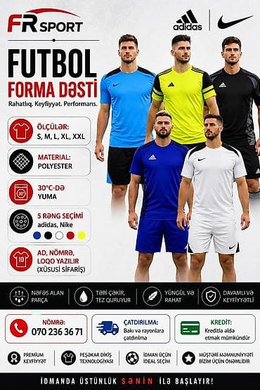 qaqa desti: İdman dəsti, Adidas — 1