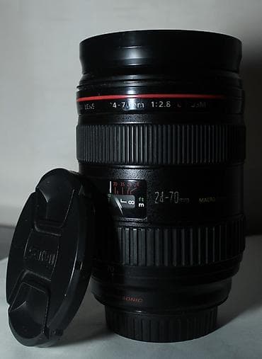 video dayə: Canon EF 24-70mm f/2.8 L USM obyektiv 1ci nəsil - Fokal məsafə: 24–70 — 2