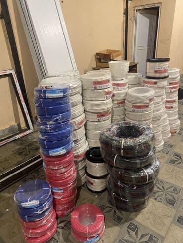 Декоративные панели для стен: Elektrik kabel və naqilləri – müxtəlif kəsik və rənglər Məhsul — 1