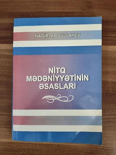 Məhsul: Kitab – “Nitq mədəniyyətinin əsasları” Müəllif: Nadir
