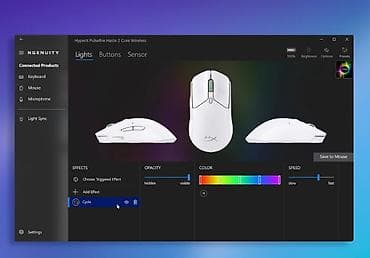 maus pad: HyperX Pulsefire Haste 2 Core 12.000 DPI TTC Gold 20 million click — 3