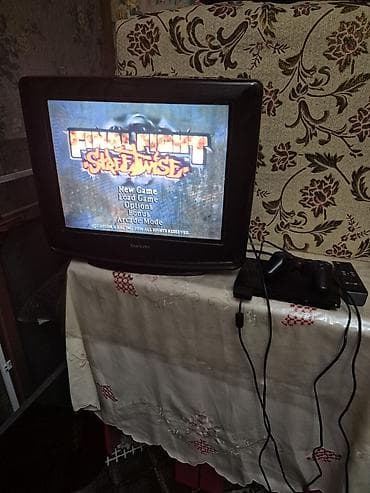 PlayStation 2 Slim (SCPH seriyası) oyun konsolu dəsti. Televizor + ps2 — 1