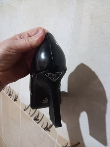 школьные туфли: Туфли, Размер: 38, цвет - Черный, Новый — 1