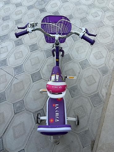 14 dyumlu velosiped: İşlənmiş İki təkərli Uşaq velosipedi 16", sürətlərin sayı: 1 — 4