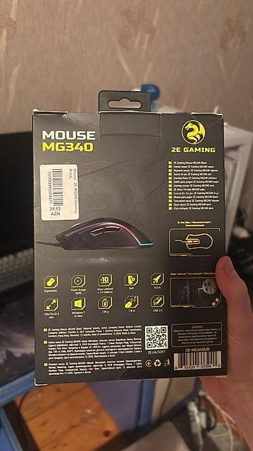 ef 10: 2E Gaming MG340 (Black) simli oyun siçanı Xüsusiyyətlər: - Sensor — 3