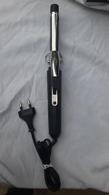 Mətbəx texnikası: Saç burqası (maşa), elektriklə işləyən model - Silindrik metal — 1