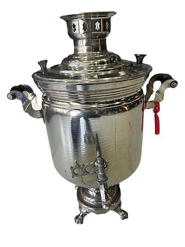 cay termosu: Çay dəsti, rəng - Gümüşü, Metal — 2