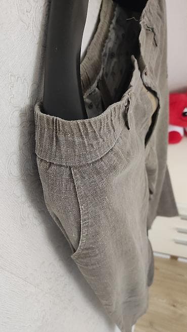 qaqa stili şalvar: Klassik şalvar ve ketan şalvar - Ciblər: yanlarda iki ədəd açıq cib; — 4