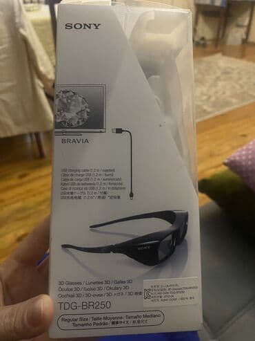 optik eynek modelleri: 3D eynek. Yeni, istifade olunmayib Sony TDG-BR250 — 2