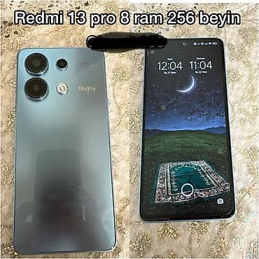 redmi 8 pro: Redmi Note 13 Pro, 256 GB, rəng - Mavi, Barmaq izi — 1