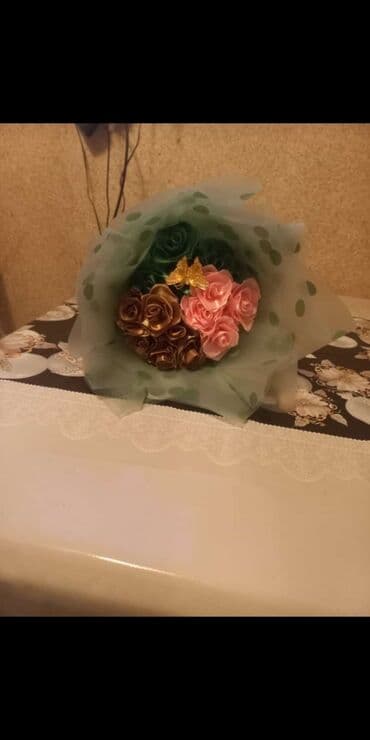 бусик на заказ: Bismillah isdenlen gül buketi Şokalad sebeti Şokalat sumkasi — 3