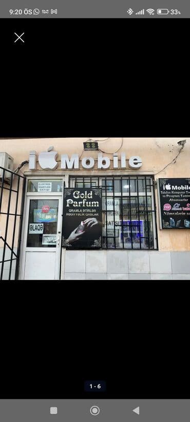 Готовый бизнес: Satilir – hazir telefon dükani (bi̇znes) salam. Babək prospektində — 10