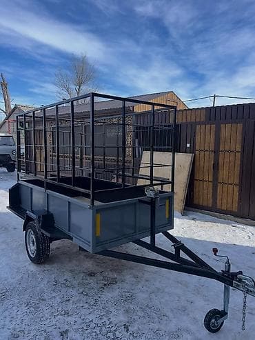 ucuz təkər: Yük qoşqusu – metal karkaslı, tək oxlu - Korpus: möhkəm polad gövdə — 2