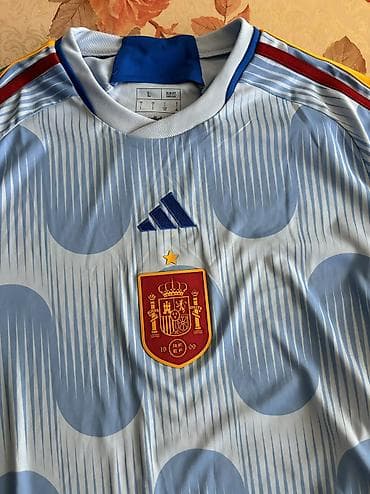 Мужская футболка, Adidas, L, цвет - Голубой — 2