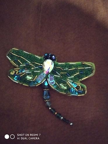 bijuteryalar: Брошь стрекоза — 7