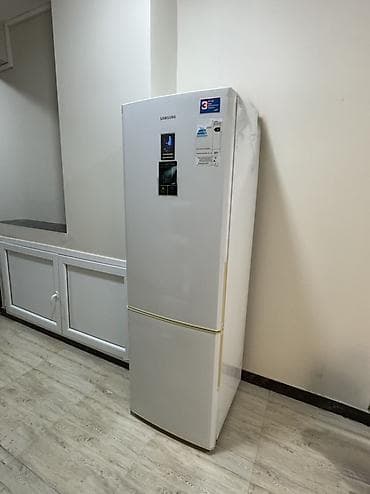 kondisioner teze: İşlənmiş 2 qapılı Samsung Soyuducu Satılır, rəng - Ağ, Təkərli — 4