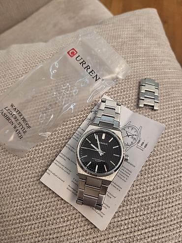 saat ev: Yeni, Qol saatı, Curren, rəng - Gümüşü — 4