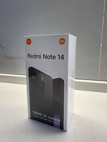 asus zenfone 3: Redmi Note 14, 128 GB, rəng - Qara, Barmaq izi — 1