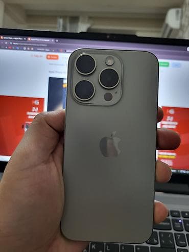 processor core i7: IPhone 15 Pro, 128 GB, Natural Titanium — 1