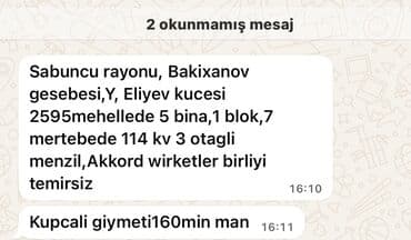 yevlax is elanlari: Ev satılır remotsuz — 1