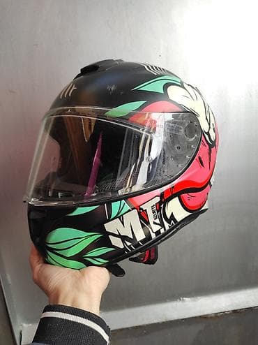 qar zinciri: Motosiklet dəbilqəsi – tam üzlü model - Brend: MT Helmets (qrafik — 2