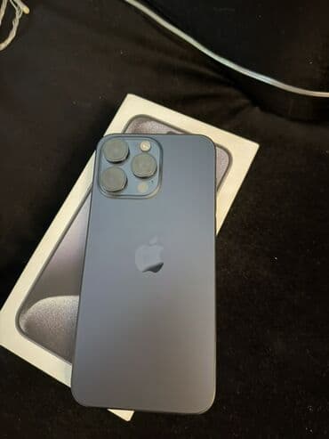 Alcatel: IPhone 15 Pro Max, Blue Titanium, Face ID — 4