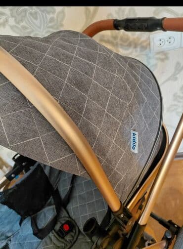 купить детскую коляску бу: Классическая прогулочная коляска, Kidilo, Б/у — 3