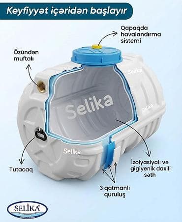 plasdik cenler: Bak, Plastik, 2000 l l, Yeni, Ödənişli çatdırılma — 2