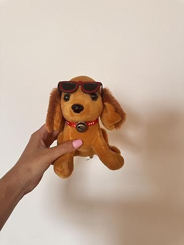 delfin yumşaq oyuncaqlar: Gözəl dizaynlı yumşaq oyuncaq it - Material: yumşaq plyuş - Rəng — 1
