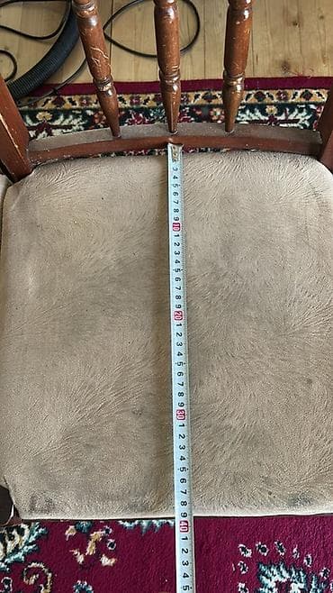 komputer stullari: Taxta nahar/kreslo stulu - Material: möhkəm ağac karkas, dekorativ — 3